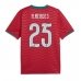 Portugal Nuno Mendes #25 Hjemmedrakt VM 2026 Kortermet